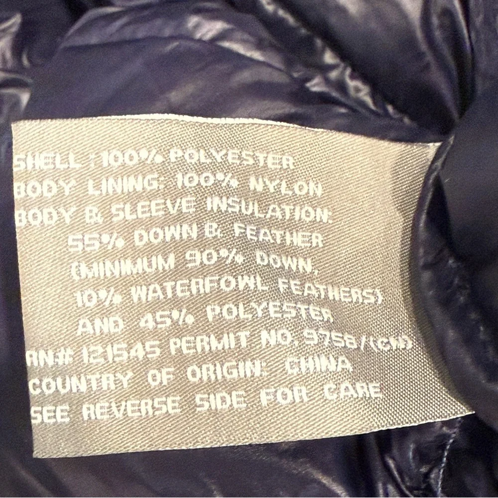 🆕 Men's Michael Kors Premium Down Puffer Jacket - Size XXXL Gun Metal Color - Picture 12 of 16